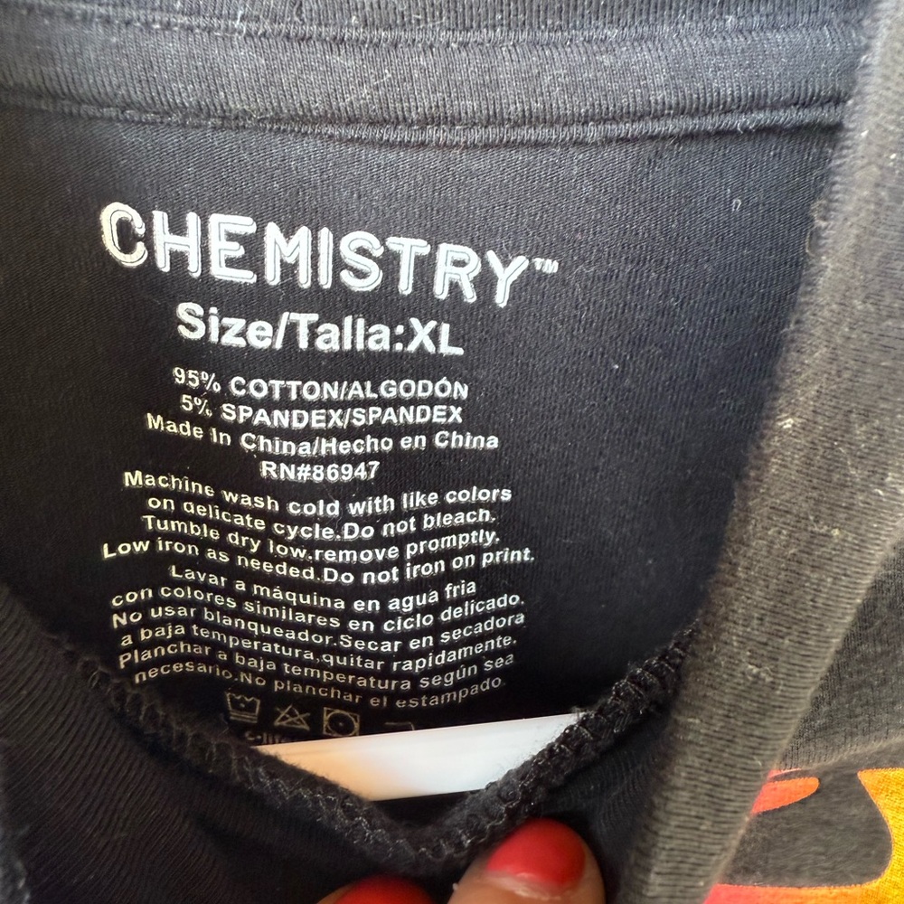 Chemistry Women’s Glow In The Dark Halloween Skeleton Bodysuit XL - Picture 4 of 5